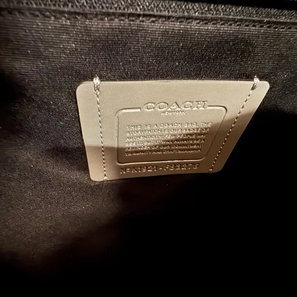 ❌SOLD ❌NWOT Men’s Coach Gray and Blue Backpack - Picture 13 of 15